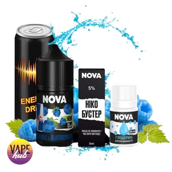 Набір Nova 30 мл 50 мг - Blue Razz Energy — купити