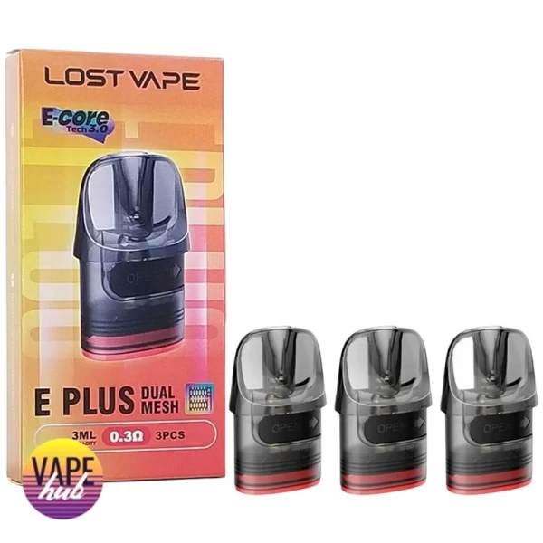 Картридж Lost Vape E Plus Dual Mesh 0.3 Ом, 3 мл — купити