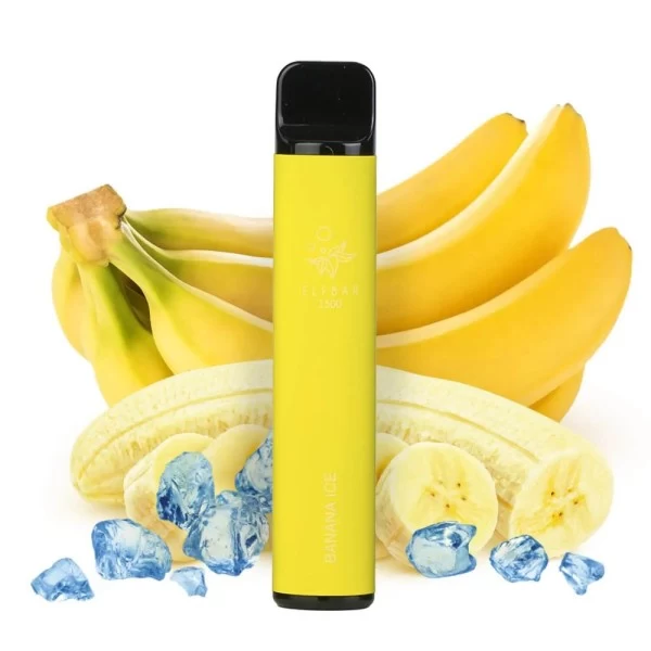 Одноразова POD система ELF BAR 1500 Banana Ice на 1500 затяжок — купити