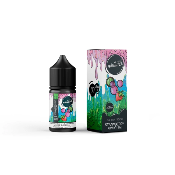 Рідина Black Triangle Mixtura Salt 30ml/30mg Strawberry Kiwi Gum — купити