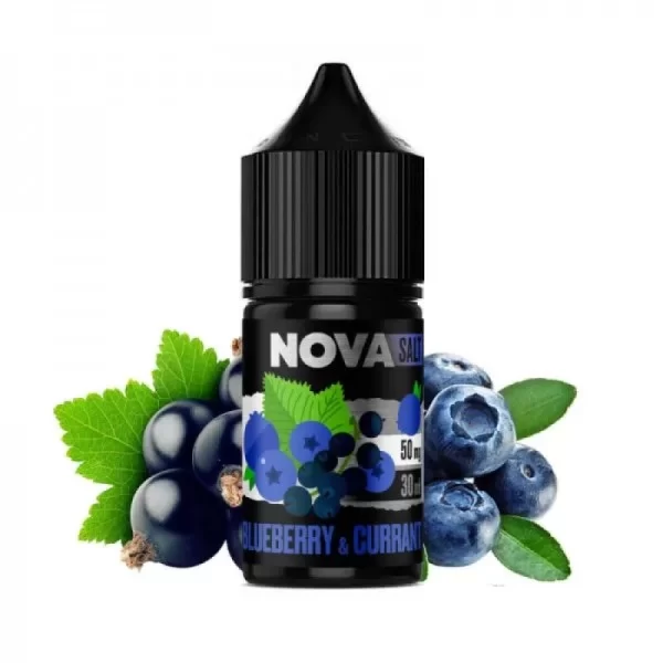 Рідина NOVA Salt 30ml/30mg Blueberry&Currant — купити