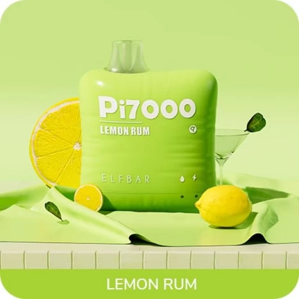 Одноразова POD система ELF BAR Pi7000 Lemon Rum на 7000 затяжок — купити