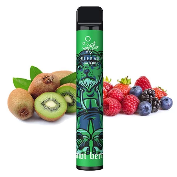 Одноразова POD система ELF BAR Lux2000 Kiwi Berry на 2000 затяжок — купити