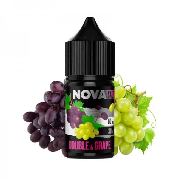 Рідина NOVA Salt 30ml/65mg Double&Grape — купити