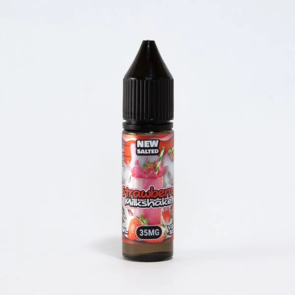 Рідина Flamingo Salt 15ml/35mg Strawberry Milkshake NEW Salted — купити