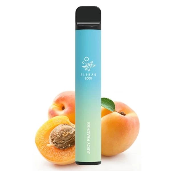 Одноразова POD система ELF BAR 2000 Juicy Peach на 2000 затяжок — купити