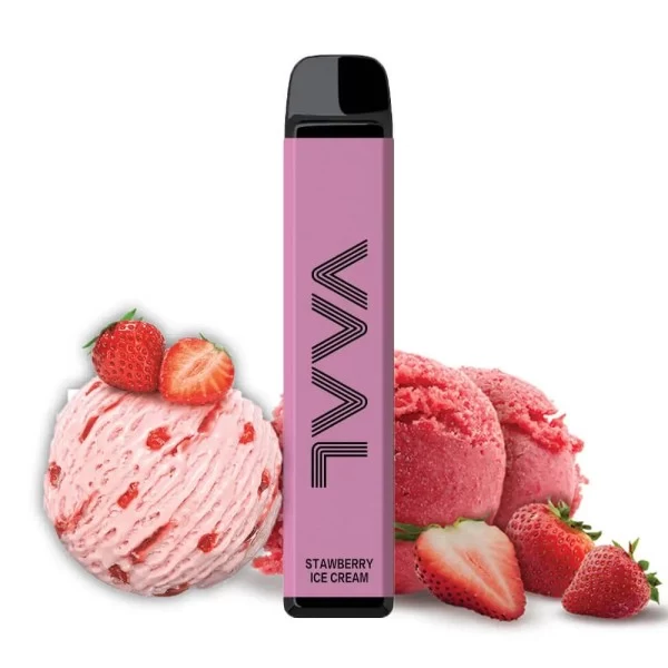 Одноразова POD система Joyetech VAAL 1800M Strawberry Ice Cream на 1800 затяжок — купити