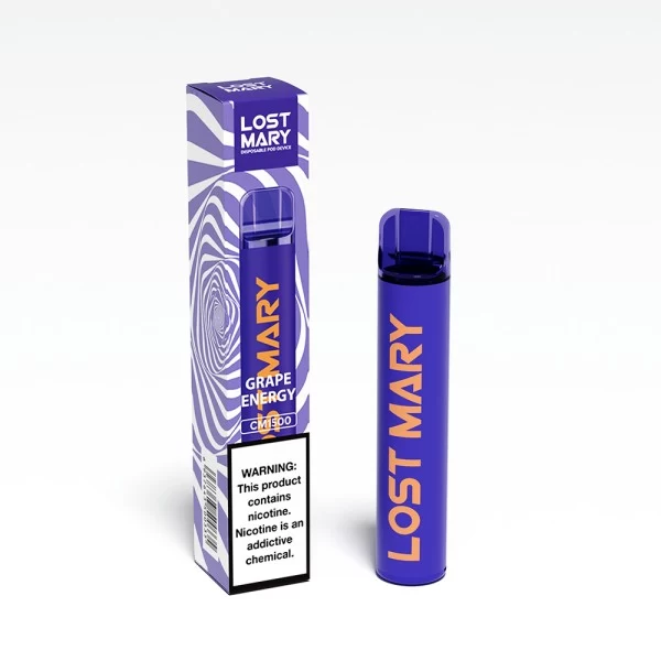 Одноразова POD система Lost Mary 1500 Grape Energy на 1500 затяжок — купити