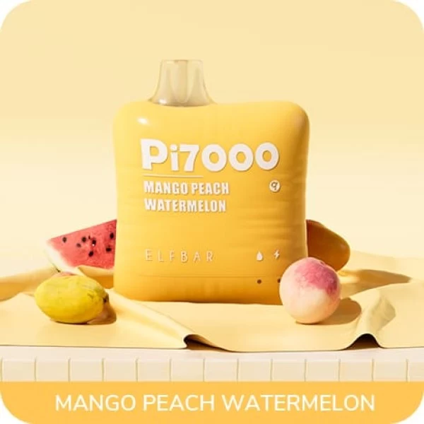 Одноразова POD система ELF BAR Pi7000 Mango Peach Watermelon на 7000 затяжок — купити