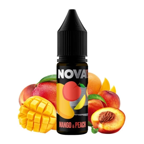 Рідина NOVA Salt 15ml/50mg Mango&Peach — купити