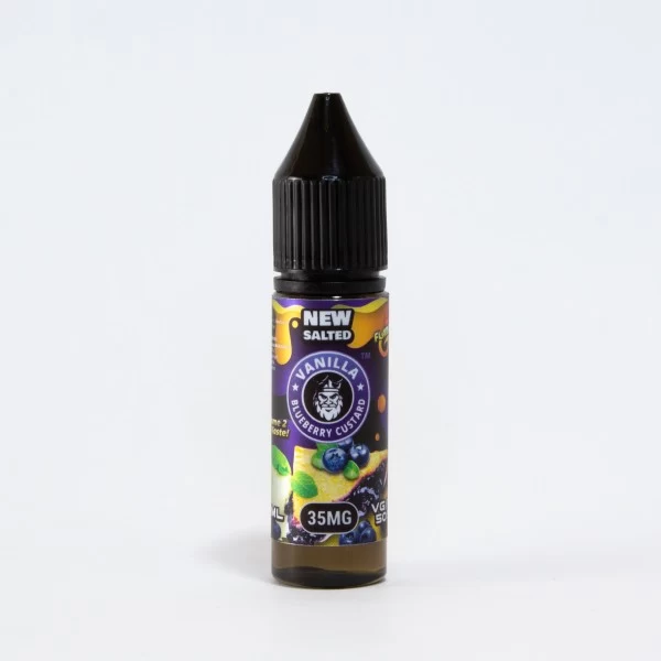 Рідина Flamingo Salt 15ml/35mg Vanilla Blueberry Custard NEW Salted — купити