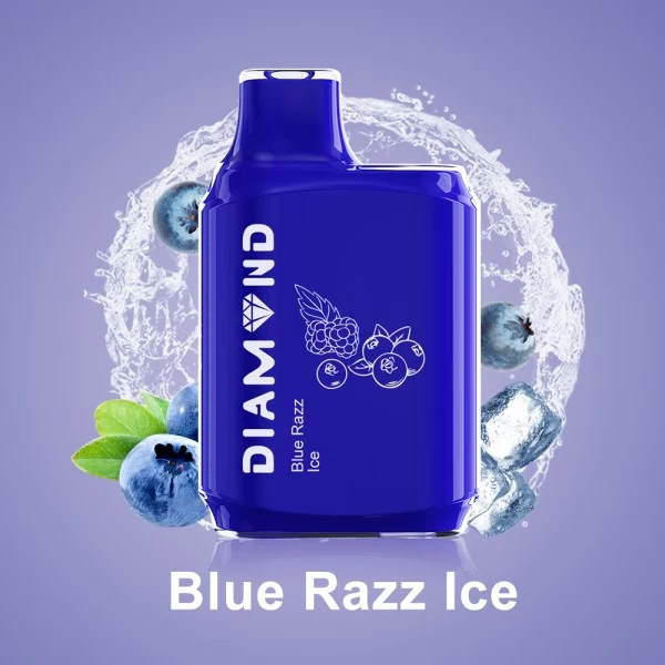 Одноразова POD система Mosmo Diamond 4000 Blue Razz Ice на 4000 затяжок — купити