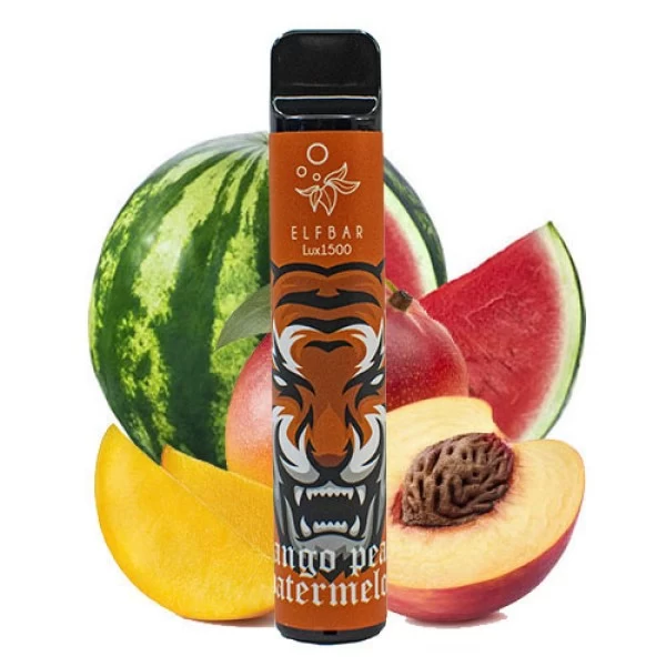 Одноразова POD система ELF BAR Lux1500 Mango Peach Watermelon на 1500 затяжок — купити
