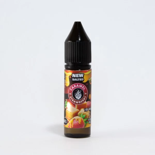 Рідина Flamingo Salt 15ml/50mg Caramel Strawberry NEW Salted — купити