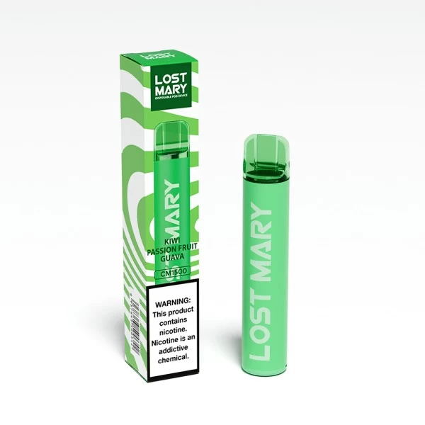 Одноразова POD система Lost Mary 1500 Kiwi Passion Fruit Guava на 1500 затяжок — купити