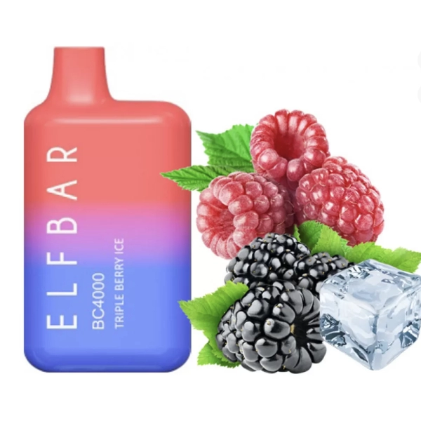 Одноразова POD система ELF BAR BC4000 Triple Berry Ice на 4000 затяжок — купити