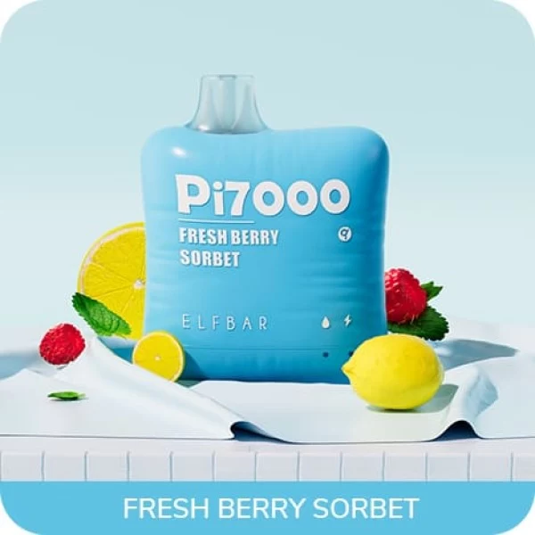 Одноразова POD система ELF BAR Pi7000 Fresh Berry Sorbet на 7000 затяжок — купити