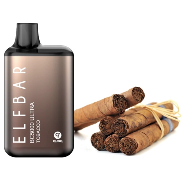 Одноразова POD система ELF BAR BC5000 ULTRA Tobacco на 5000 затяжок — купити