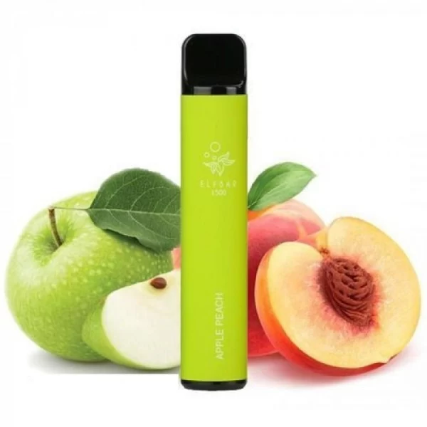 Одноразова POD система ELF BAR 1500 Apple Peach на 1500 затяжок — купити