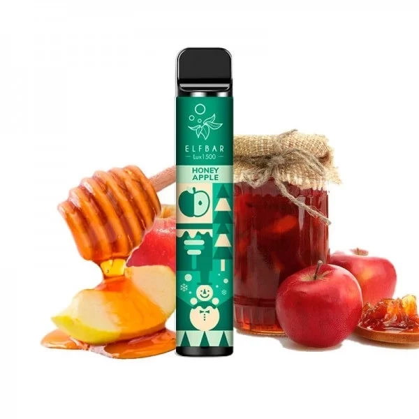 Одноразова POD система ELF BAR Lux1500 Honey Apple на 1500 затяжок — купити