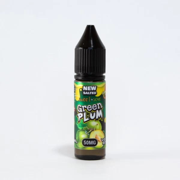 Рідина Flamingo Salt 15ml/50mg Green Plum NEW Salted — купити