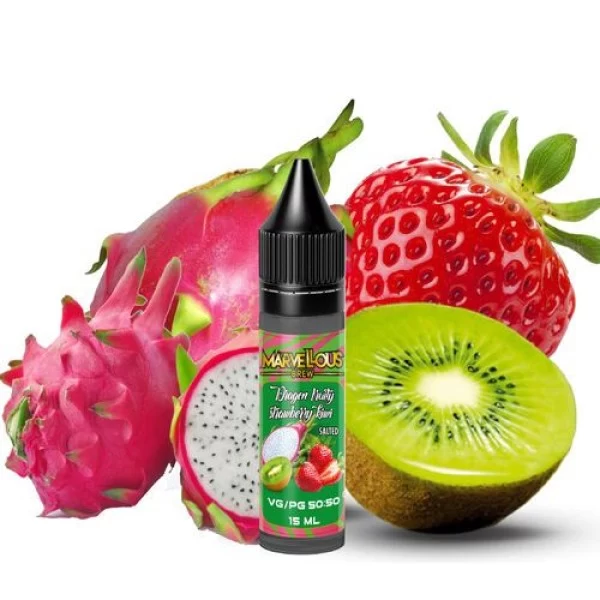 Рідина Marvellous Brew 15ml/50mg Dragon fruity Strawberry Kiwi — купити