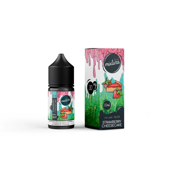 Рідина Black Triangle Mixtura Salt 30ml/30mg Strawberry Cheesecake — купити