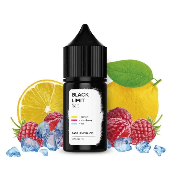 Рідина Octolab Black Limit Salt 30ml/50mg Rasp Lemon Ice — купити