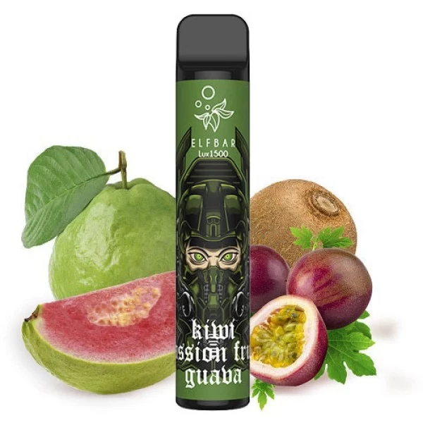 Одноразова POD система ELF BAR Lux1500 Kiwi Passion Fruit Guava на 1500 затяжок — купити