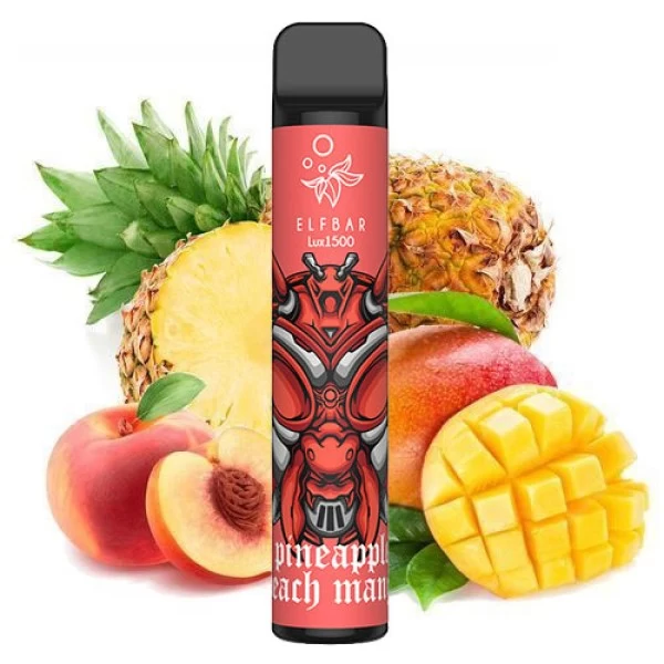 Одноразова POD система ELF BAR Lux1500 Pineapple Peach Mango на 1500 затяжок — купити