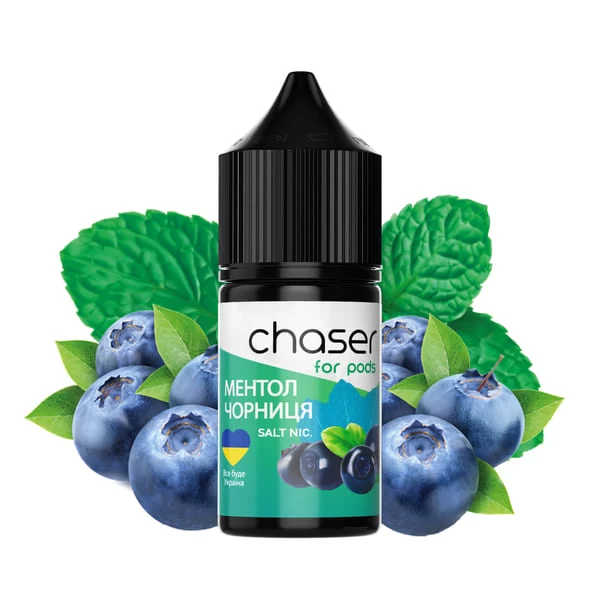 Рідина Chaser Salt 30ml/50mg Ментол Чорниця — купити