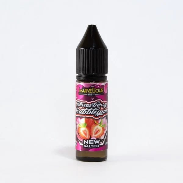 Рідина Marvellous Brew 15ml/50mg Strawberry Bubblegum NEW Salted — купити