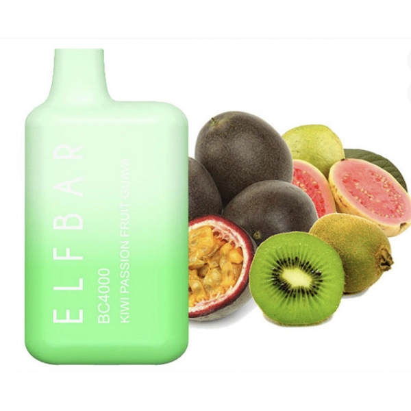 Одноразова POD система ELF BAR BC4000 Kiwi Passion Fruit Guava на 4000 затяжок — купити
