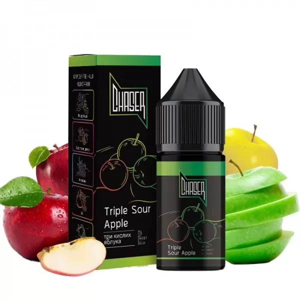 Рідина Chaser Black New 30 мл 30 мг - Triple Sour Apple — купити