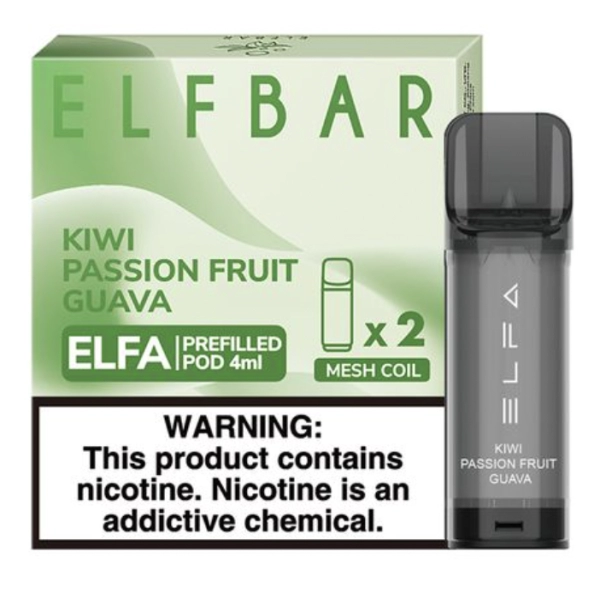 Картридж ELF BAR ELFA 50mg/4ml Kiwi Passion Fruit Guava — купити