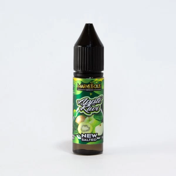 Рідина Marvellous Brew 15ml/35mg Apple Kiwi NEW Salted — купити