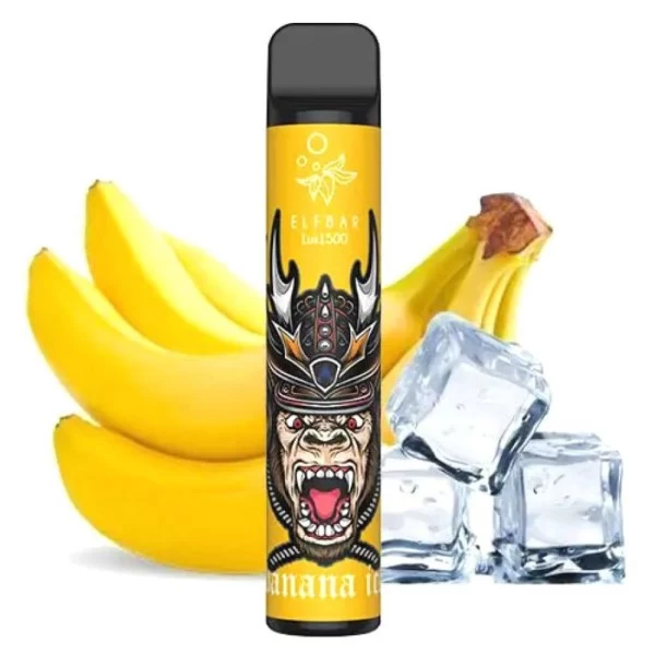 Одноразова POD система ELF BAR Lux1500 Banana Ice на 1500 затяжок — купити