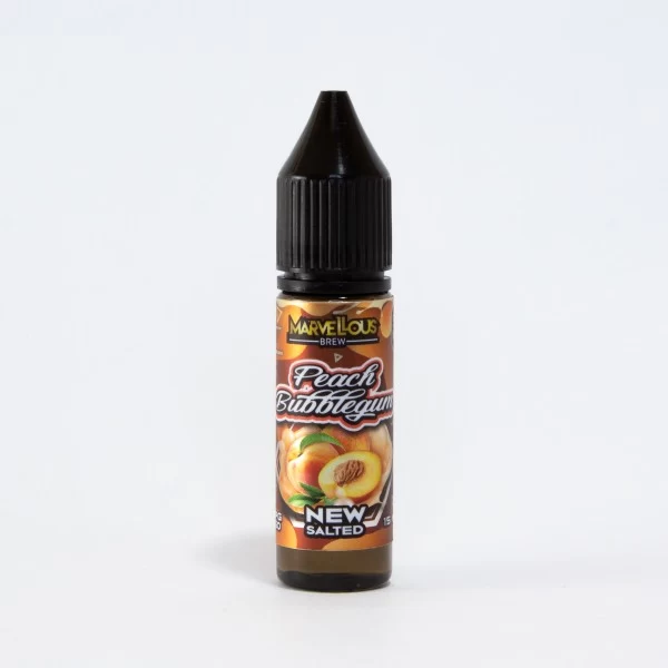 Рідина Marvellous Brew 15ml/50mg Peach Bubblegum NEW Salted — купити