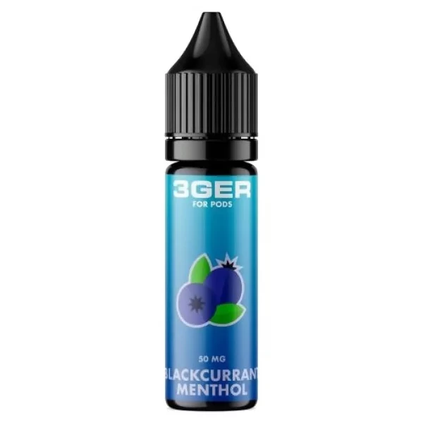 Рідина 3GER Salt 15ml/50mg Blackcurrant Menthol — купити