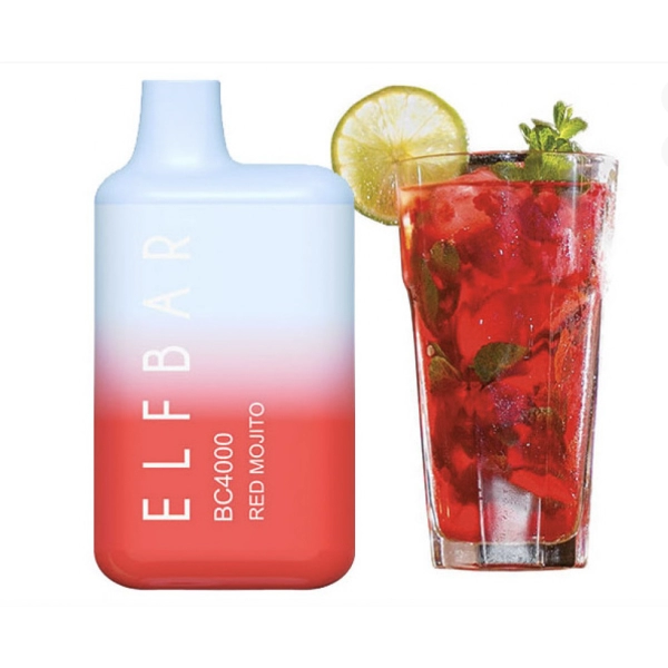 Одноразова POD система ELF BAR BC4000 Red Mojito на 4000 затяжок — купити