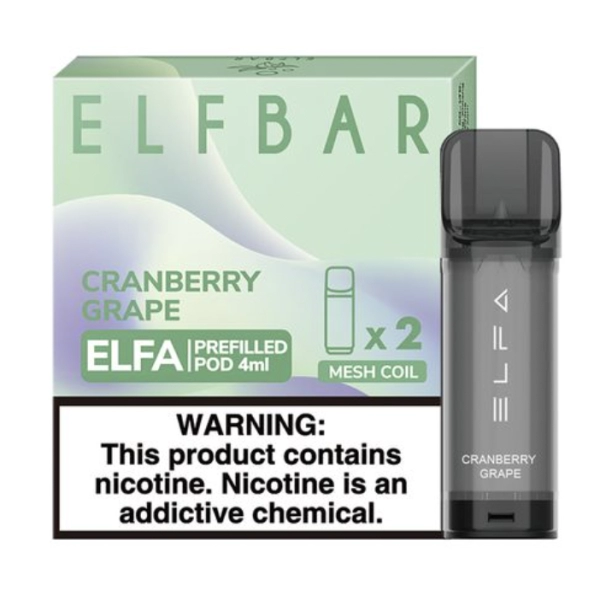 Картридж ELF BAR ELFA 50mg/4ml Cranberry Grape — купити