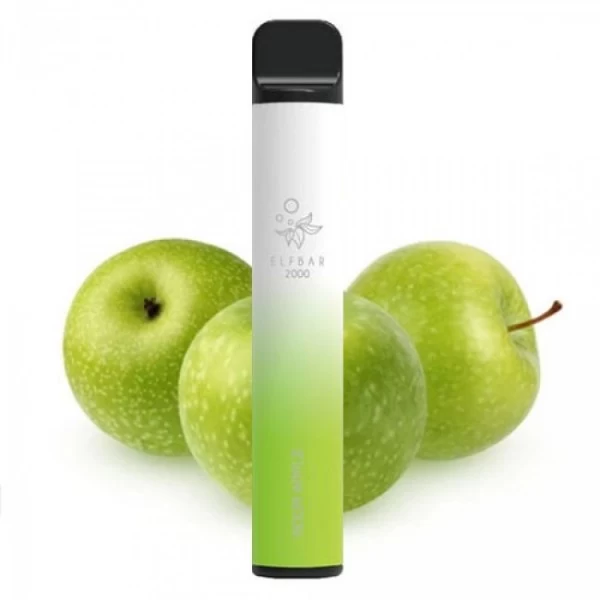 Одноразова POD система ELF BAR 2000 Sour Apple на 2000 затяжок — купити