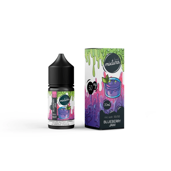 Рідина Black Triangle Mixtura Salt 30ml/50mg Blueberry Jam — купити