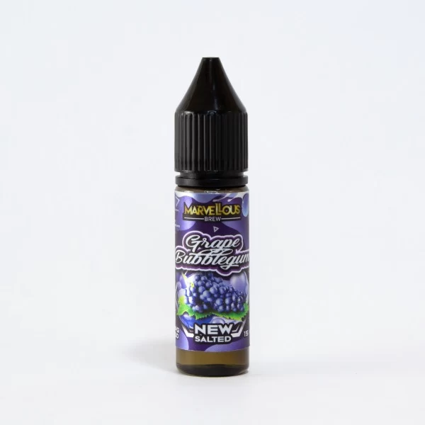 Рідина Marvellous Brew 15ml/50mg Grape Bubblegum NEW Salted — купити