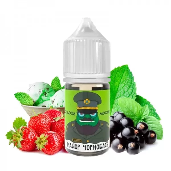 Рідина Майор Чорнобаєв Salt 30ml/0mg Сльози москаля — купити