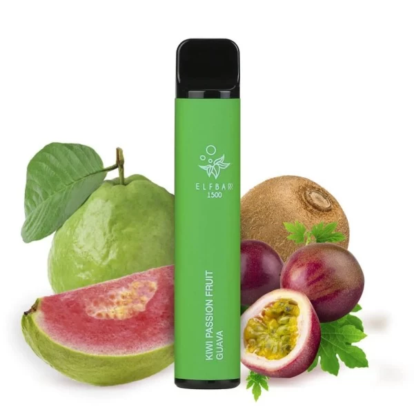 Одноразова POD система ELF BAR 1500 Kiwi Passion Fruit Guava на 1500 затяжок — купити