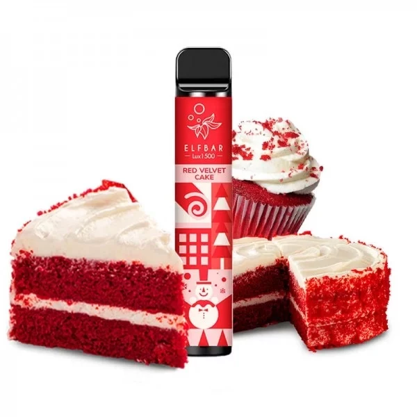 Одноразова POD система ELF BAR Lux1500 Red Velvet Cake на 1500 затяжок — купити