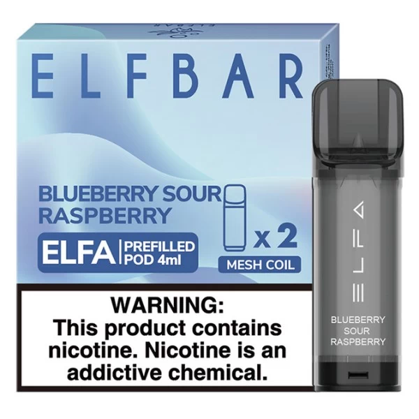 Картридж ELF BAR ELFA 50mg/4ml Blueberry Sour Raspberry — купити
