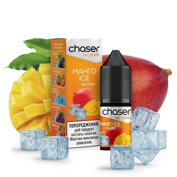 Рідина Chaser For Pods Salt 10 мл 50 мг - Манго ICE — купити