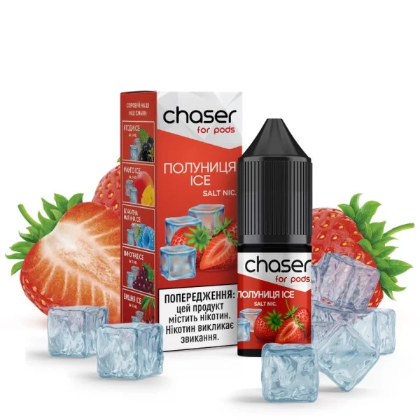 Рідина Chaser For Pods Salt 10 мл 20 мг - Полуниця ICE — купити